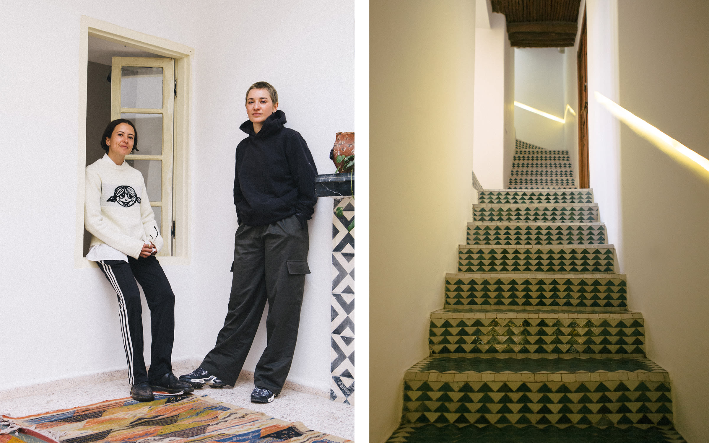 Staff at LE 18. Photograph by Yasmine Hatimi for Art Basel.