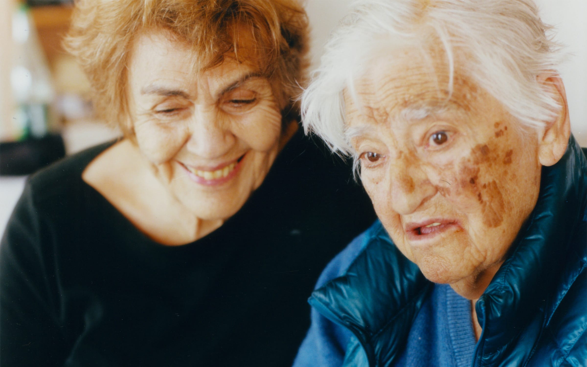 Etel Adnan and Simone Fattal, photographed at their home in the Bretagne, July 2021. Photo by Louis Canadas for Art Basel.