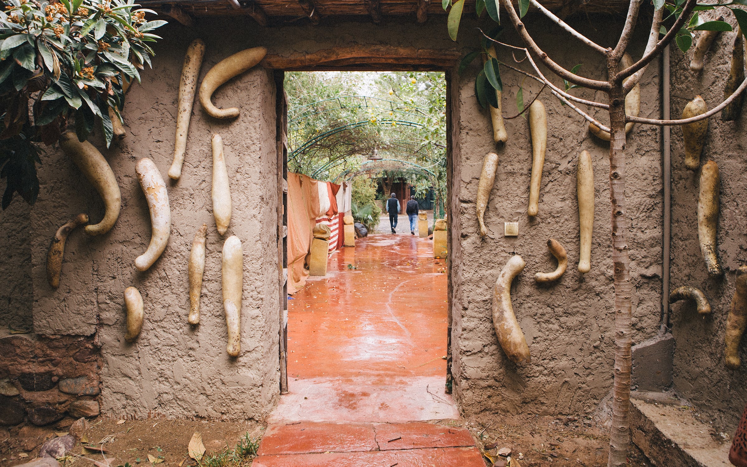 The entrance to Al Maqam artist residency. Photograph by Yasmine Hatimi for Art Basel.