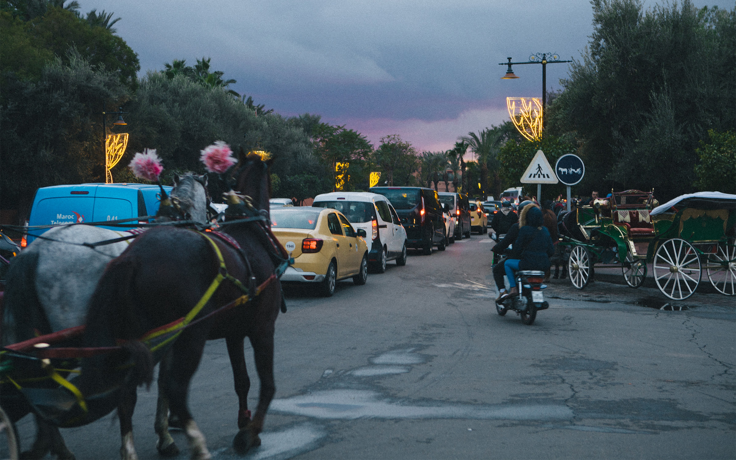 The streets of Marrakech at dawn. Photograph by Yasmine Hatimi for Art Basel.
