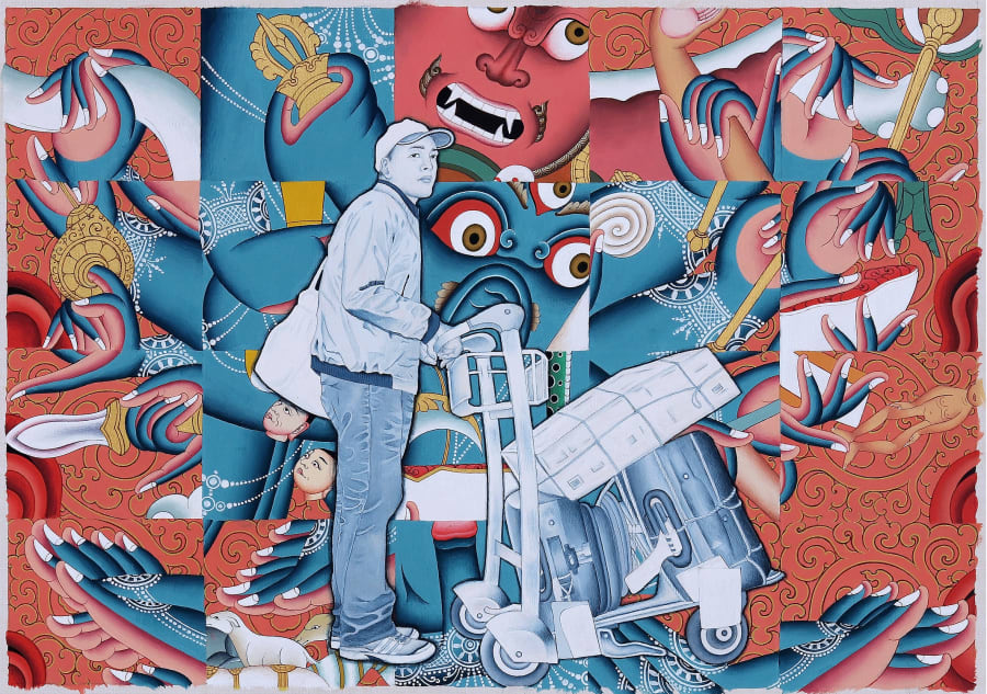 How artist Tsherin Sherpa celebrates Himalayan craft and creativity 